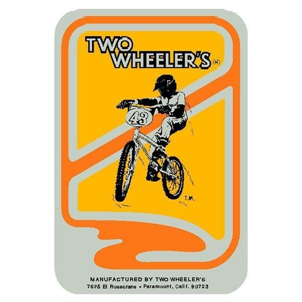 Two Wheelers - Head tube - PRISM decal - Old school bmx - Bmx Products AU