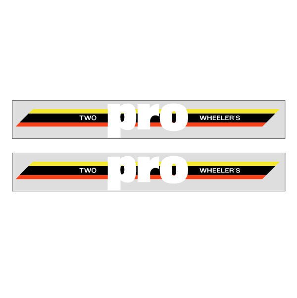 Two Wheelers - PRO Fork - decals - Old school bmx - Bmx Products AU