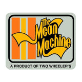 Two Wheelers - Seat Tube - MEAN MACHINE PRISM decal - Old school bmx - Bmx Products AU