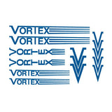 Vortex - Stripes - BLUE - DIECUT Decal set - old school bmx - Bmx Products AU