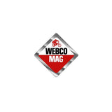 Webco - MAG Wheel Red and Chrome decal - old school bmx - Bmx Products AU