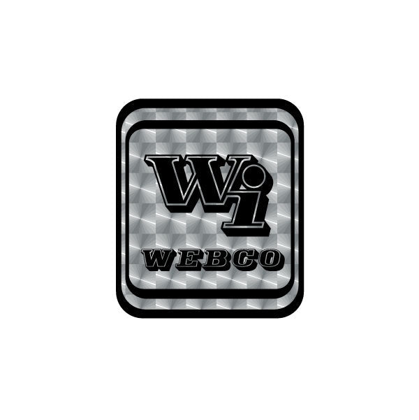 Webco - Prism Headtube decal - old school bmx - Bmx Products AU