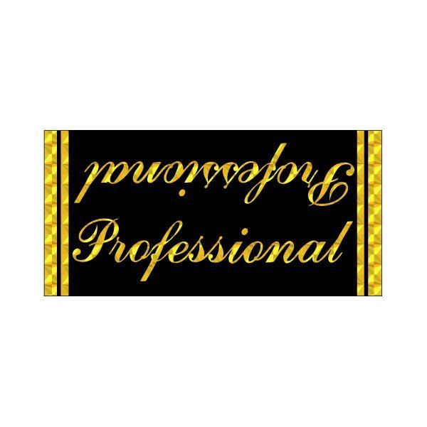 Webco - Professional - Yellow PRISM downtube decal - old school bmx - Bmx Products AU