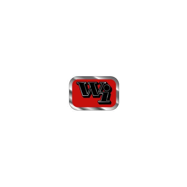 Webco - WI red Chrome Seat tube decal - old school bmx - Bmx Products AU