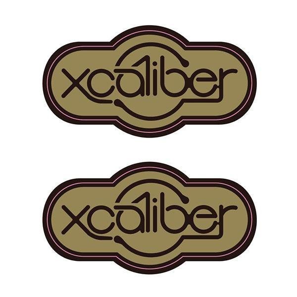 XCALIBER - SEALED BEARING hubs and pedals (PAIR) decals - Old school bmx - Bmx Products AU