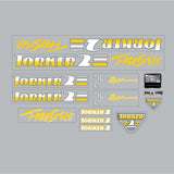 Torker - 1986 Torker 2 - 280 AIR Freestyle Yellow decal set