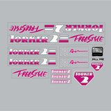 Torker - 1987 Torker 2 - 280 AIR Freestyle Magenta decal set