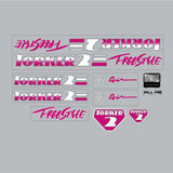 Torker - 1987 Torker 2 - 360 AIR Freestyle Magenta decal set