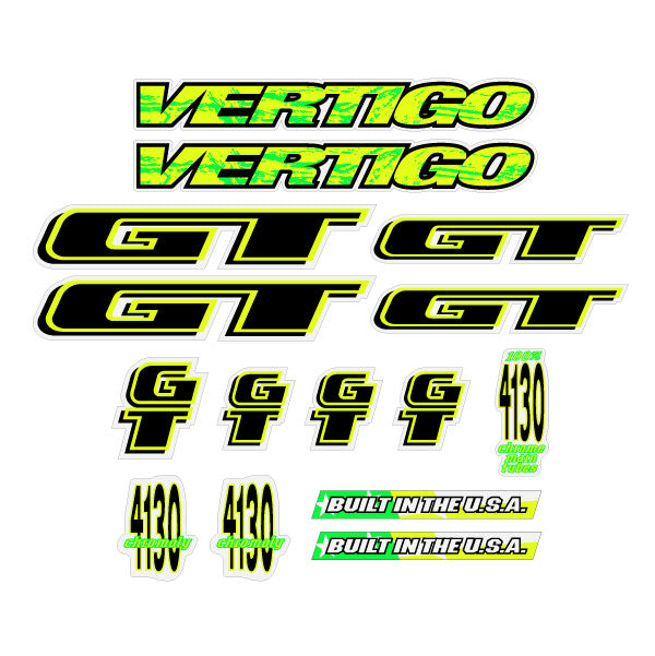 GT - 1994 Vertigo decal set - for Chrome frame