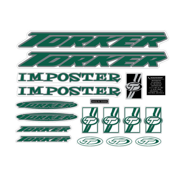 Torker - Imposter decal set - GREEN