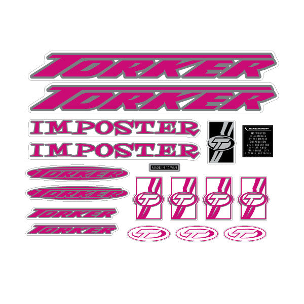 Torker - Imposter decal set - MAGENTA