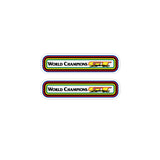 GT - 90's "WORLD CHAMPIONS" chainstay decals