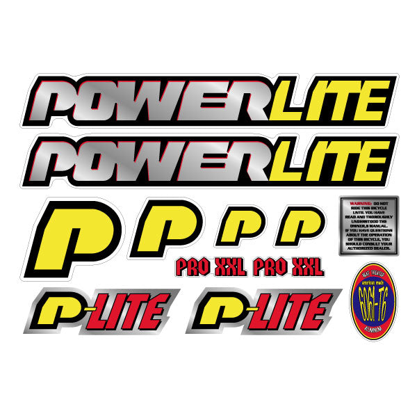 Powerlite - 1998 PRO XXL decal set