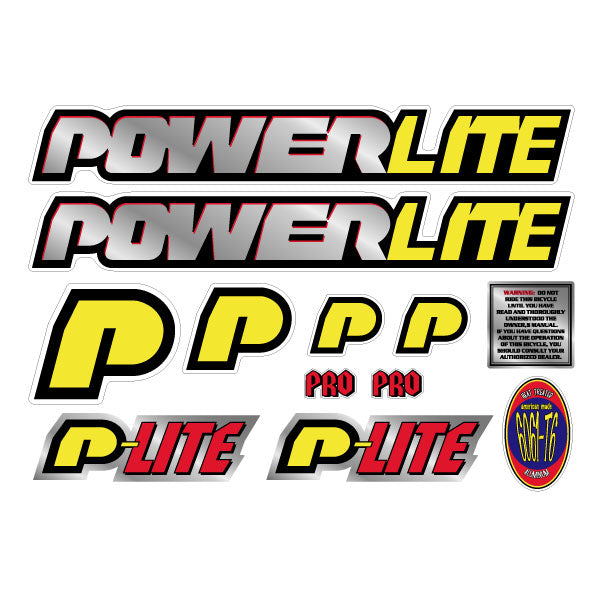 Powerlite - 1998 PRO decal set