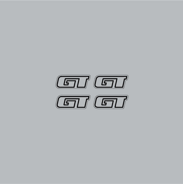 GT bmx - Mohawk hub decals in black