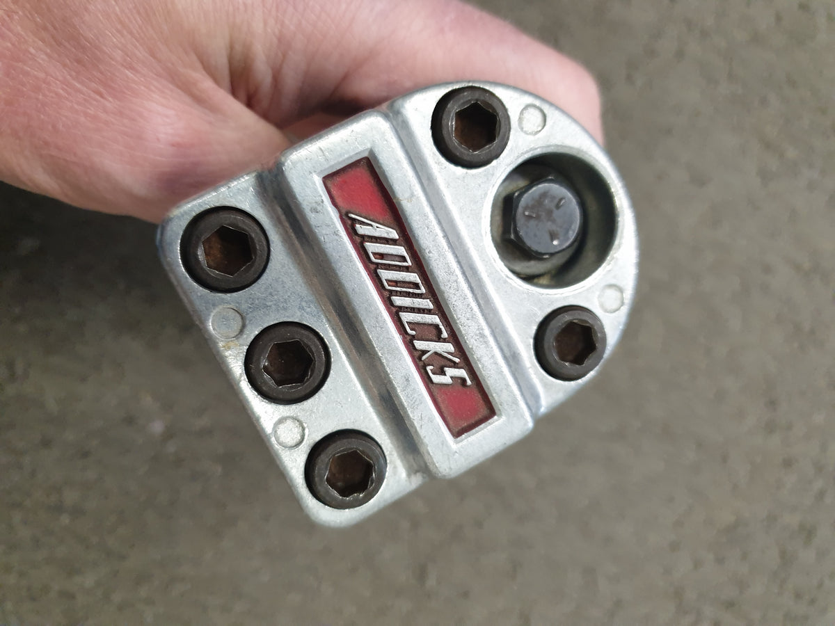 ADDICKS BMX STEM in BLUE - Rarest of the RARE 70's BMX