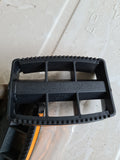 NOS - MONGOOSE Poly ratrap BLACK pedals in 1/2"