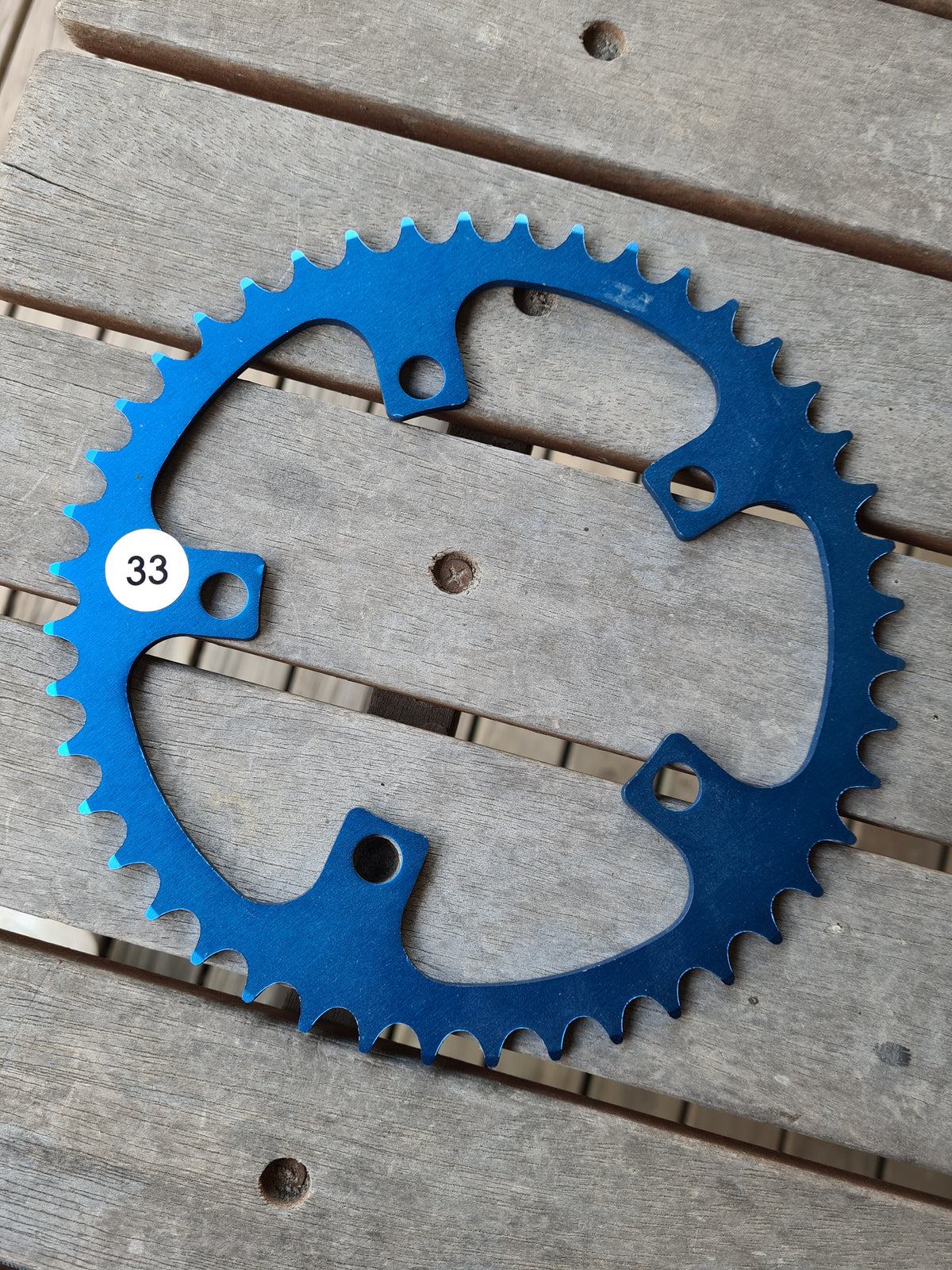 NOS - 44T Chainwheel in BLUE (#33)