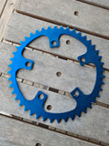 NOS - 44T Chainwheel in BLUE (#33)