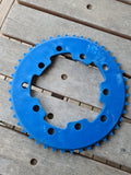 NOS-ADDICKS - 44T Chainwheel in Blue (#31)