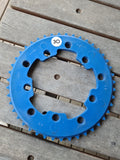 NOS-ADDICKS - 43T Chainwheel in Blue (#30)
