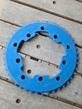 NOS-ADDICKS - 43T Chainwheel in Blue (#30)