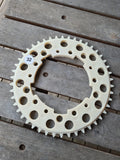 NOS-ADDICKS - 46T Chainwheel in WHITE (#32)