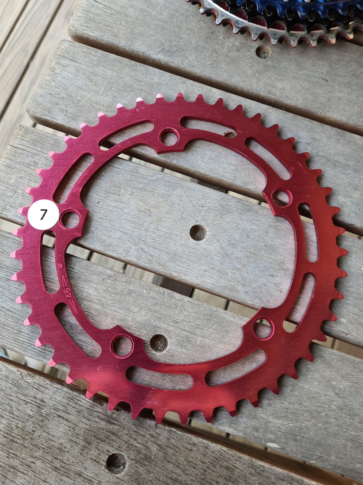SUNTOUR - 43T Chainwheel in Red - USED (#2)