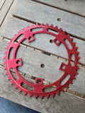 44T Chainwheel in Red - USED (4#)