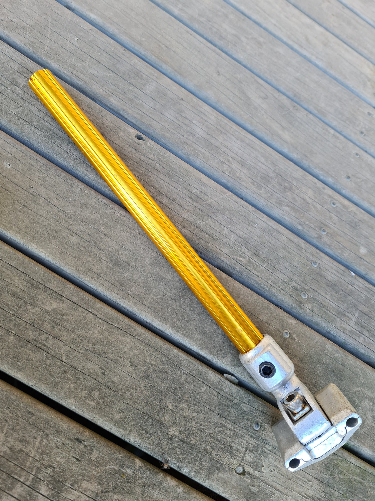 NOS - K-ALLOY GOLD 22.2 seat post