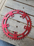 44T Chainwheel in Red - USED (4) - Bmx Products AU