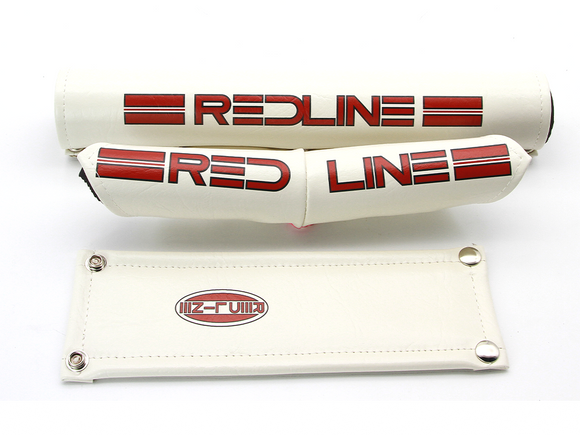 Redline REDLINE Gen 2 V Bar vinyl pad set white old school bmx