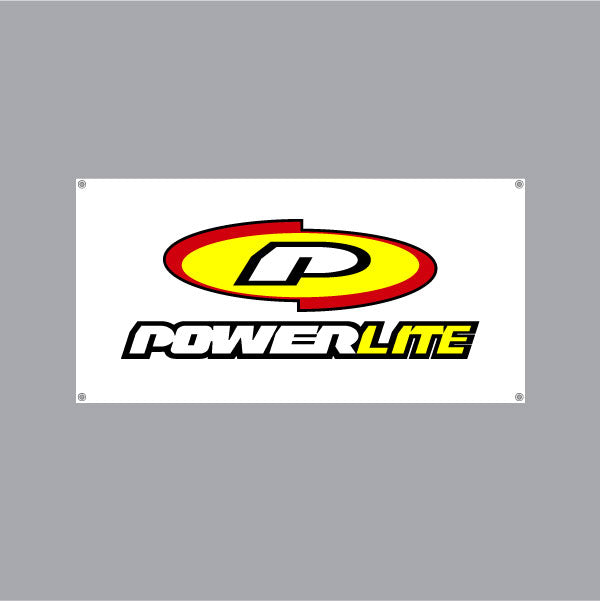 Powerlite - 90's Red Yellow White Banner