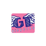 GT - Freestyle Bicycles - Pink and Blue plate decal