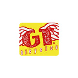 GT - Freestyle Bicycles - Yellow and Red plate decal