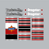 Malvern Star - "STAR" Dragstar decal set