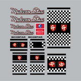 Malvern Star - SKIDSTAR GT Dragstar decal set