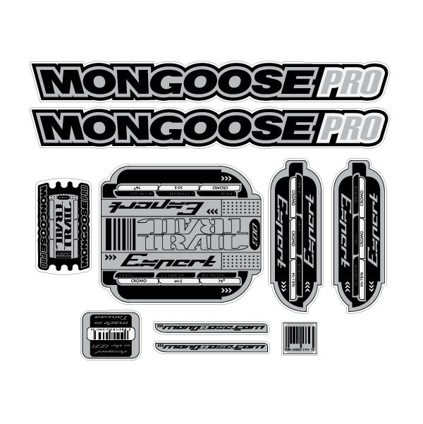 Mongoose - 2003 Expert - Decal set - old school bmx