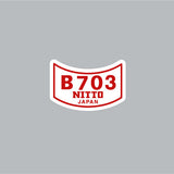 Nitto B703 bar decal