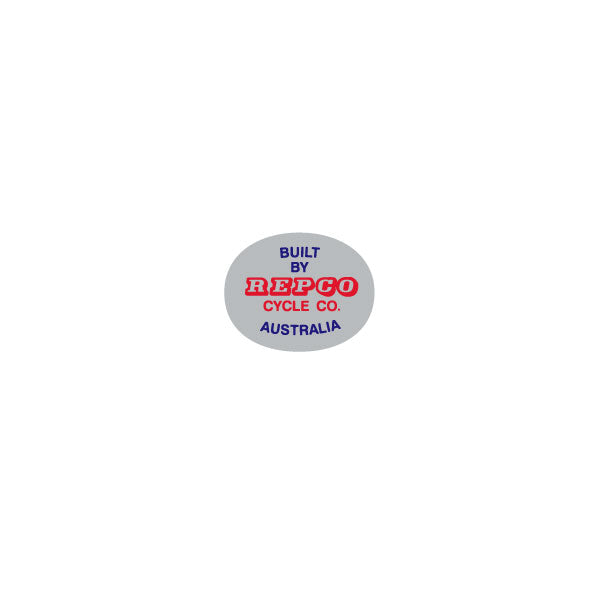 Repco - Built by REPCO Oval Seat tube decal
