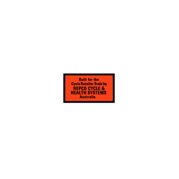 Repco - Built for cycle trader Seat tube decal