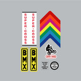 Roadmaster - Super Cross RAINBOW - decal set