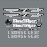SE Racing - 2005 Floval Flyer decal set - for Red frame