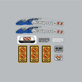 S&S - Works Newport Cruiser BMX decal set
