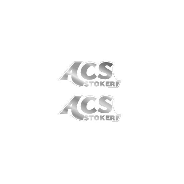 ACS - Stoker Seat decals - CHROME - Old school bmx - Bmx Products AU