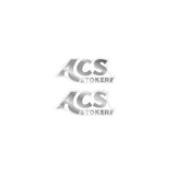 ACS - Stoker Seat decals - CHROME - Old school bmx - Bmx Products AU