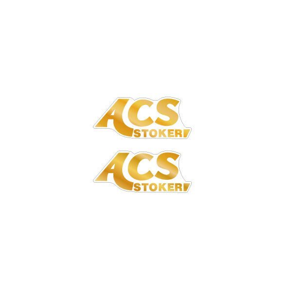 ACS - Stoker Seat decals - GOLD - Old school bmx - Bmx Products AU