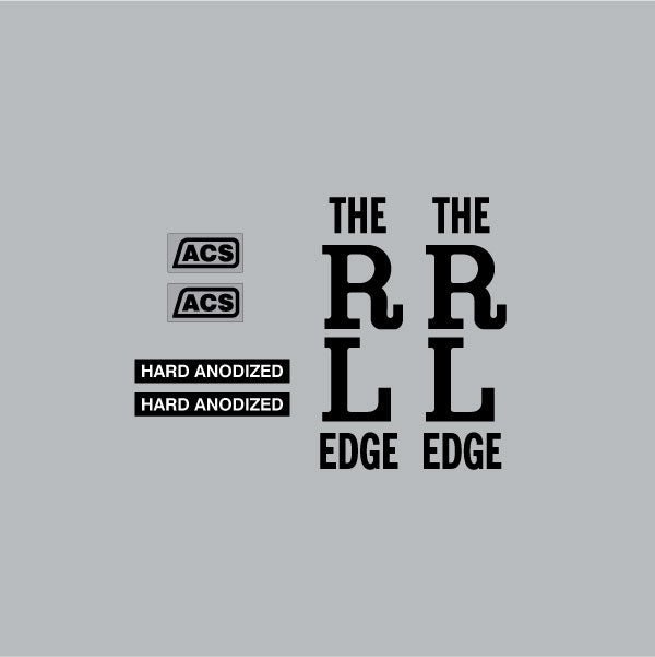 ACS - THE RL EDGE rim decals - Old school bmx - Bmx Products AU
