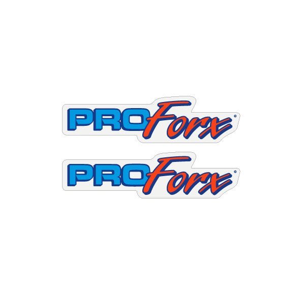 Answer - Pro Forx fork decal set in Blue & Orange - Old school bmx - Bmx Products AU