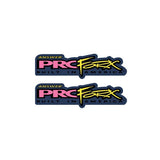 Answer - Pro Forx fork decal set in Pink, Yellow & Navy Fade - Old school bmx - Bmx Products AU
